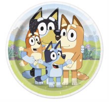 Bluey 9" Plates 8ct