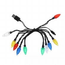 Charge Cord USB-C Xmas Lights