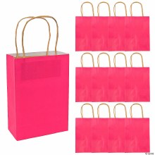 Craft Bag Medium Hot Pink 12ct