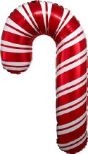 Candy Cane Jumbo Size Mylar Helium Balloon 37in. (SPECIAL ORDER ONLY/ SPECIAL ORDERS ARRIVE EVERY TUESDAY)
