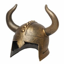 Viking Helmet Bronze Horn