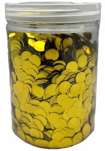 Gold Metallic Confetti Jar