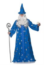 Celestial Wizard Blue Adult XXL