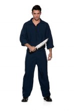 Blue Horror Jumpsuit Adult OS