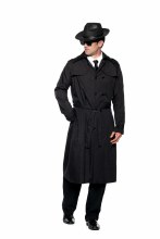 Trench Coat Black Standard Size