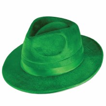 Hat Green Fedora VelFelt