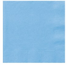 Powder Blue Lunch Napkins 20ct