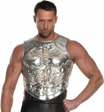 Armor Gladiator Chest Metallic