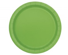 Lime Green 9in Paper Plates