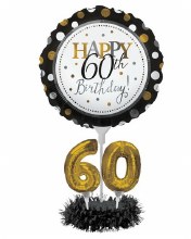60th Birthday Blln Centerpiece