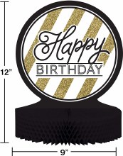 Black & Gold Centerpiece