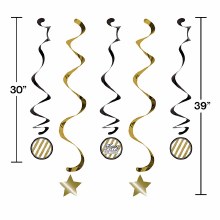 Black & Gold Hang Decor Custom