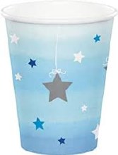 One Little Star Boy 9oz Cups 8ct