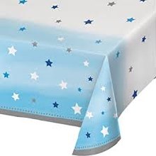 One Little Star Boy Plastic Tablecover