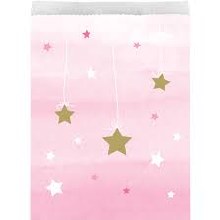 One Little Star Pink Treatbags 10ct