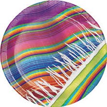 Serape 9in Plate 8ct