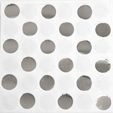 Silver Dot Foil Beverage Napkins