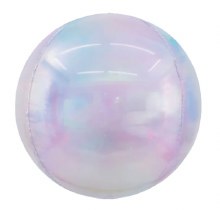 Iridescent DecoSphere • Jumbo 22in. Mylar Helium Balloon