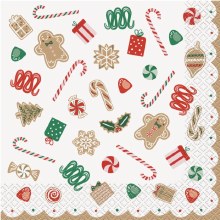 Gingerbread Xmas Lunch Napkin