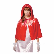 Capelet Velvet Red