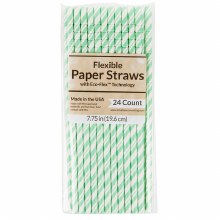 Straws Paper Mint