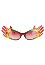 Glasses Rainbow Hand Shaped