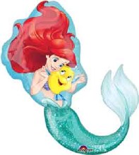 The Little Mermaid • Jumbo 34in. Mylar Balloon