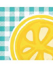 Picnic Lemonade Beverage Napkins 16ct