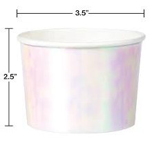 Iridescent 9oz Treat Cups 10ct