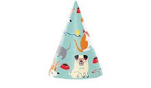 Dog Party Cone Hats 8ct