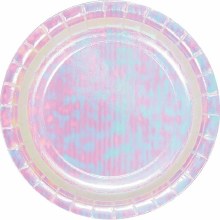 Iridescent 7" Plates