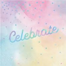Iridescent Celebrate Lunch Napkins 16ct