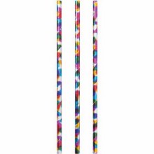 Straws Paper Rainbow Foil