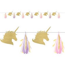 Unicorn Sparkle Garland Banner 1pc