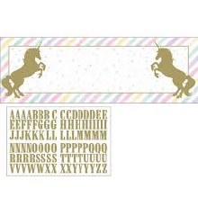 Unicorn Sparkle Large DIY Banner