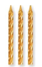 Candles Gold Spiral 24ct