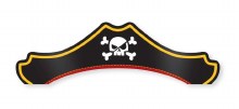 Paper Pirate Hat Favors • 8 Pack