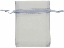 Organza Bags Silver 24ct