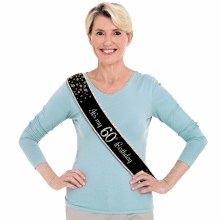 Saprkling Celebration 60th Sash