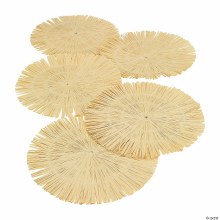 Luau Place Mat Paper Raffia