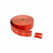 Double Ticket Roll Red