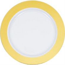 Gold Rim Plastic 10.25" Plt