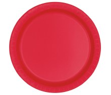 Ruby Red 9" Plates 20ct