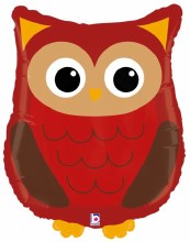 Bird • Owl • Jumbo 26in. Mylar Helium Balloon