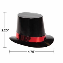 Mini Top Hat Party Favors 4ct