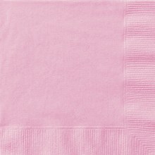 Lovely Pink Lunch Napkins
