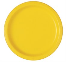 Sunshine Yellow 9" Plates 20ct