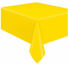 Sun Yellow Vinyl Tablecover