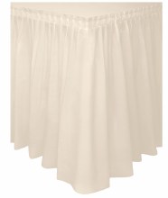 Vanilla Cream Pl Tableskirt