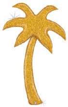 Super Mega Jumbo Holographic Gold Palm Tree ~ 60"